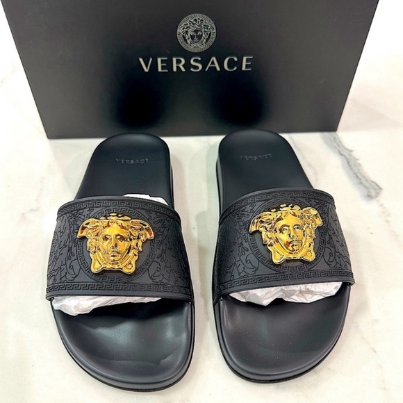 Versace Medusa Pool Slides - Picture 3 of 3
